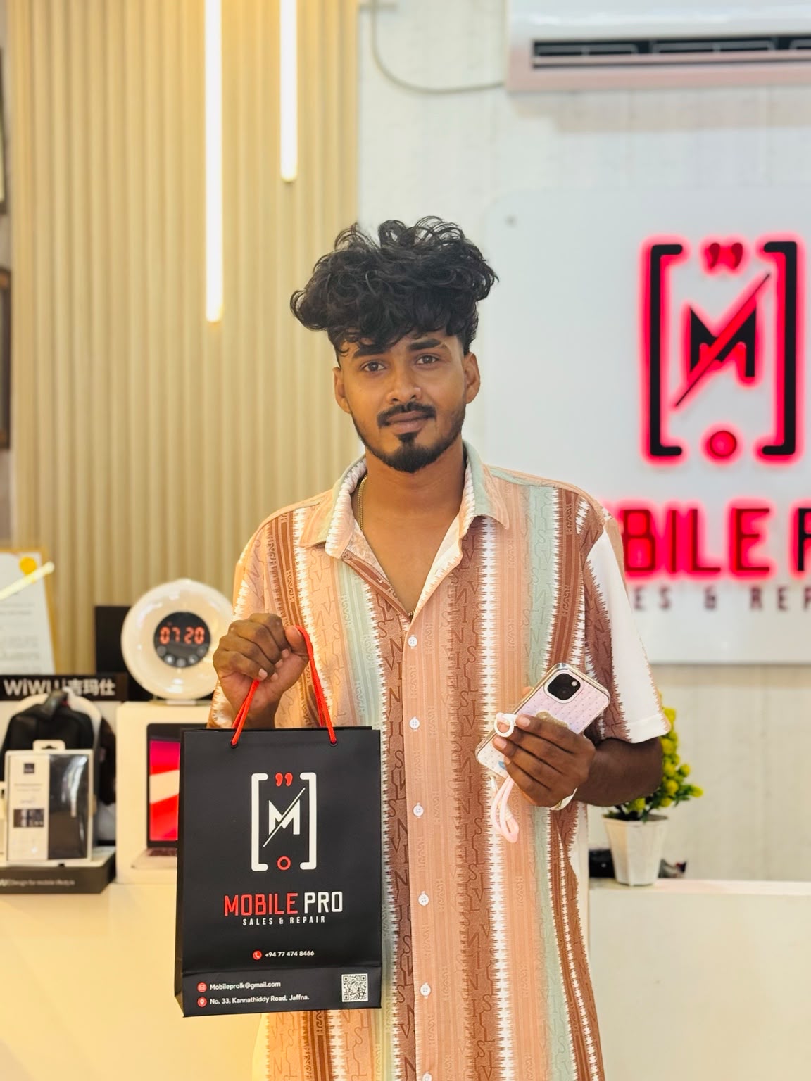 Happy customer