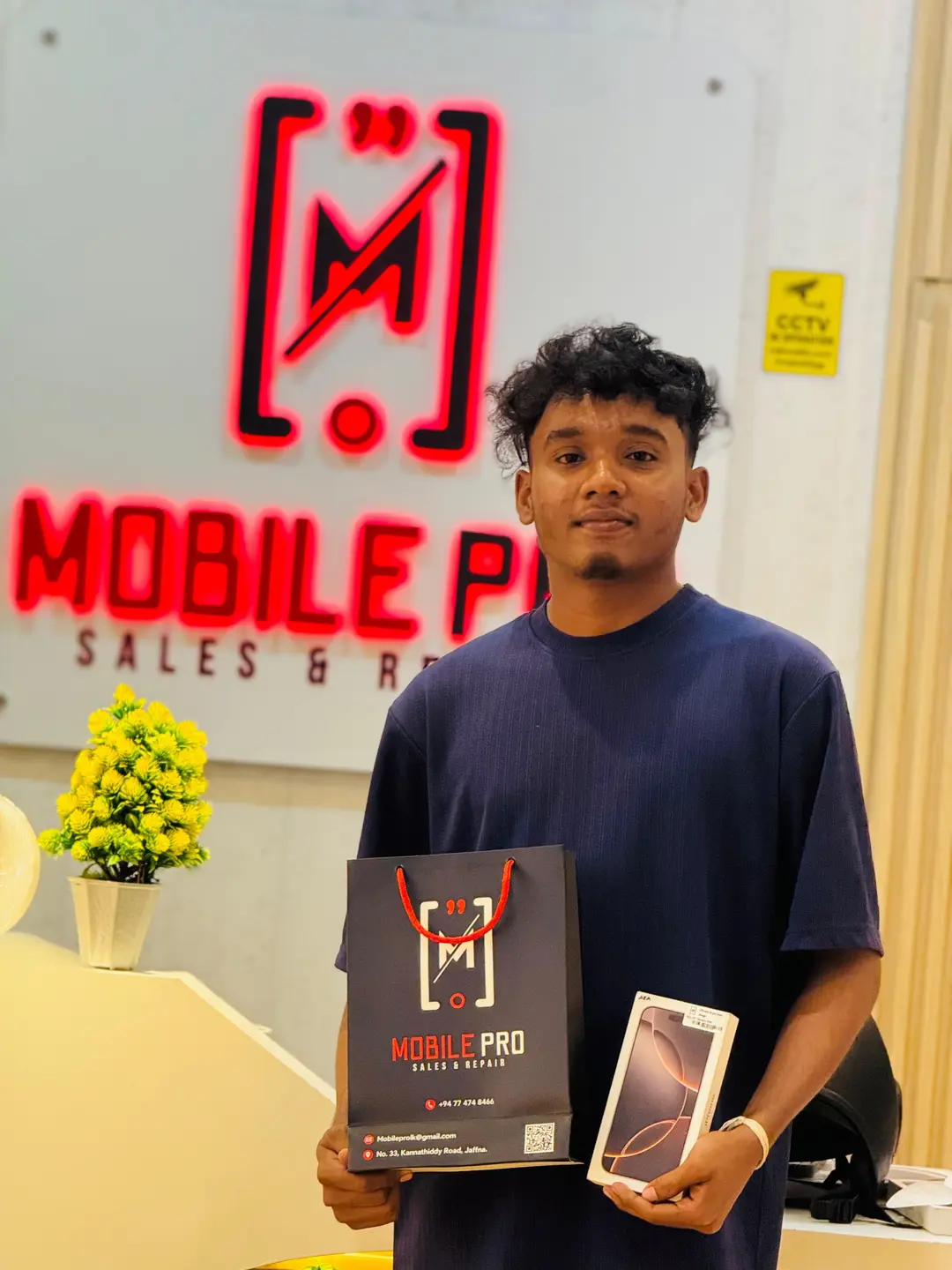 Happy customer