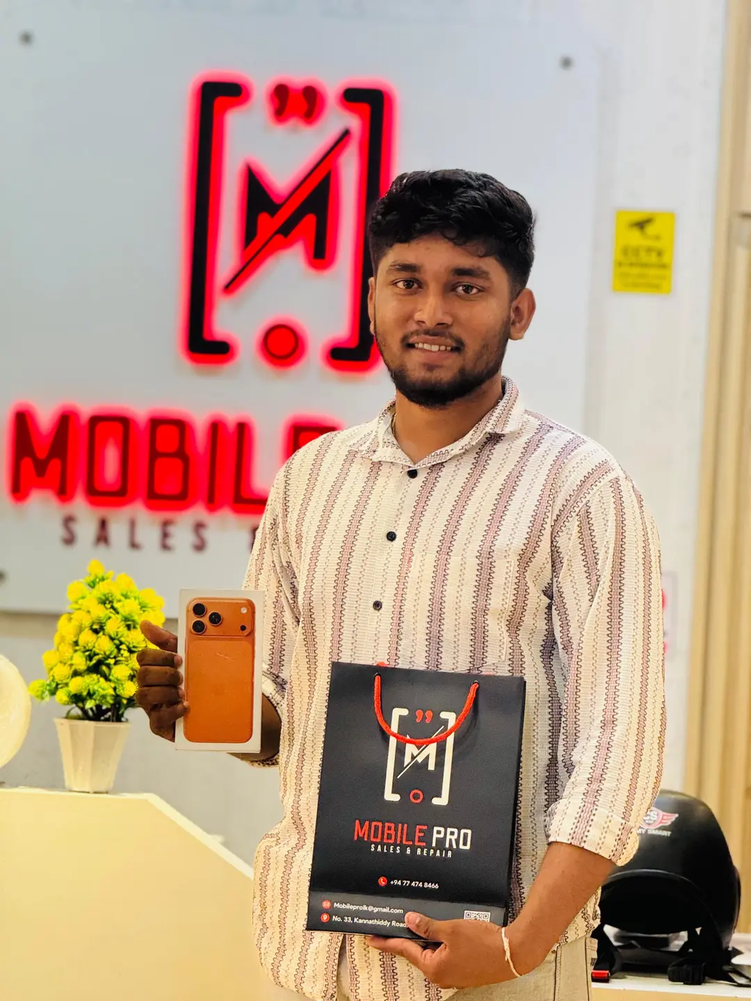 Happy customer