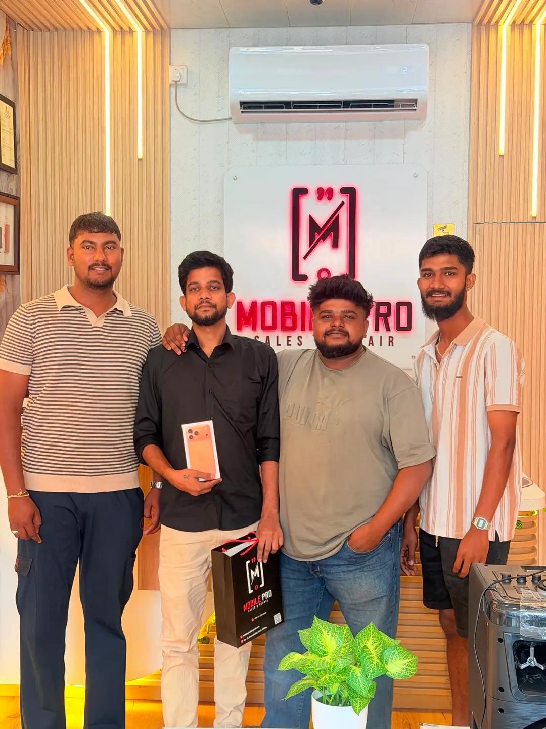 Happy customer with iPhone 17 Pro