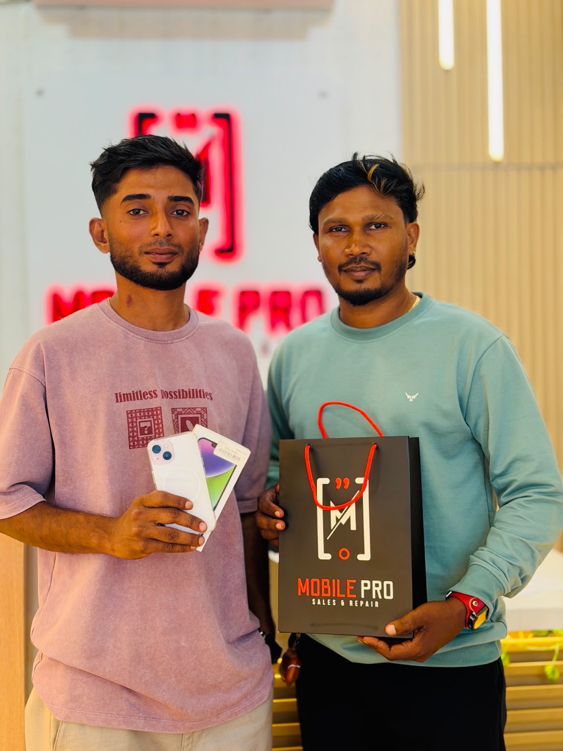 Happy customer