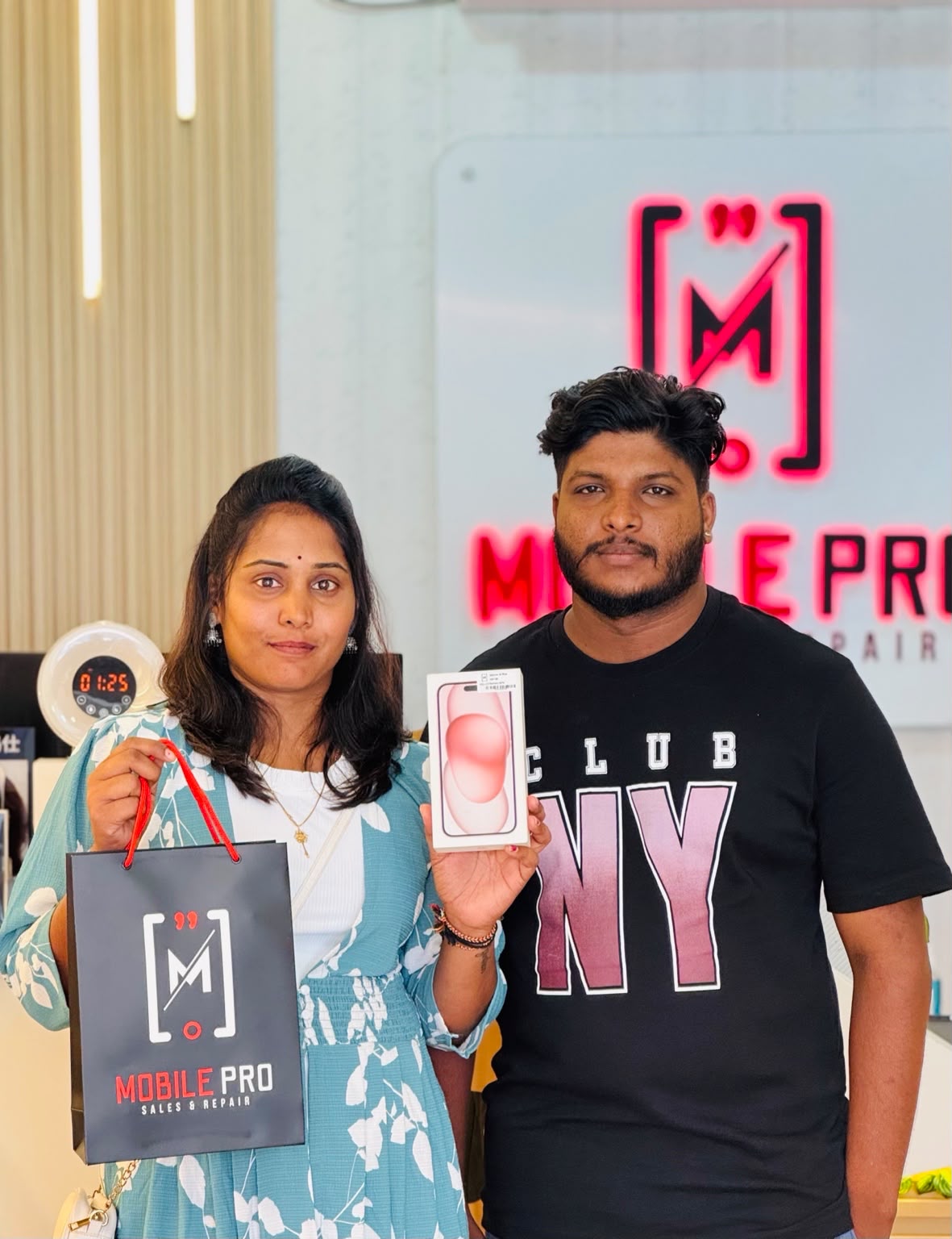 Happy customer