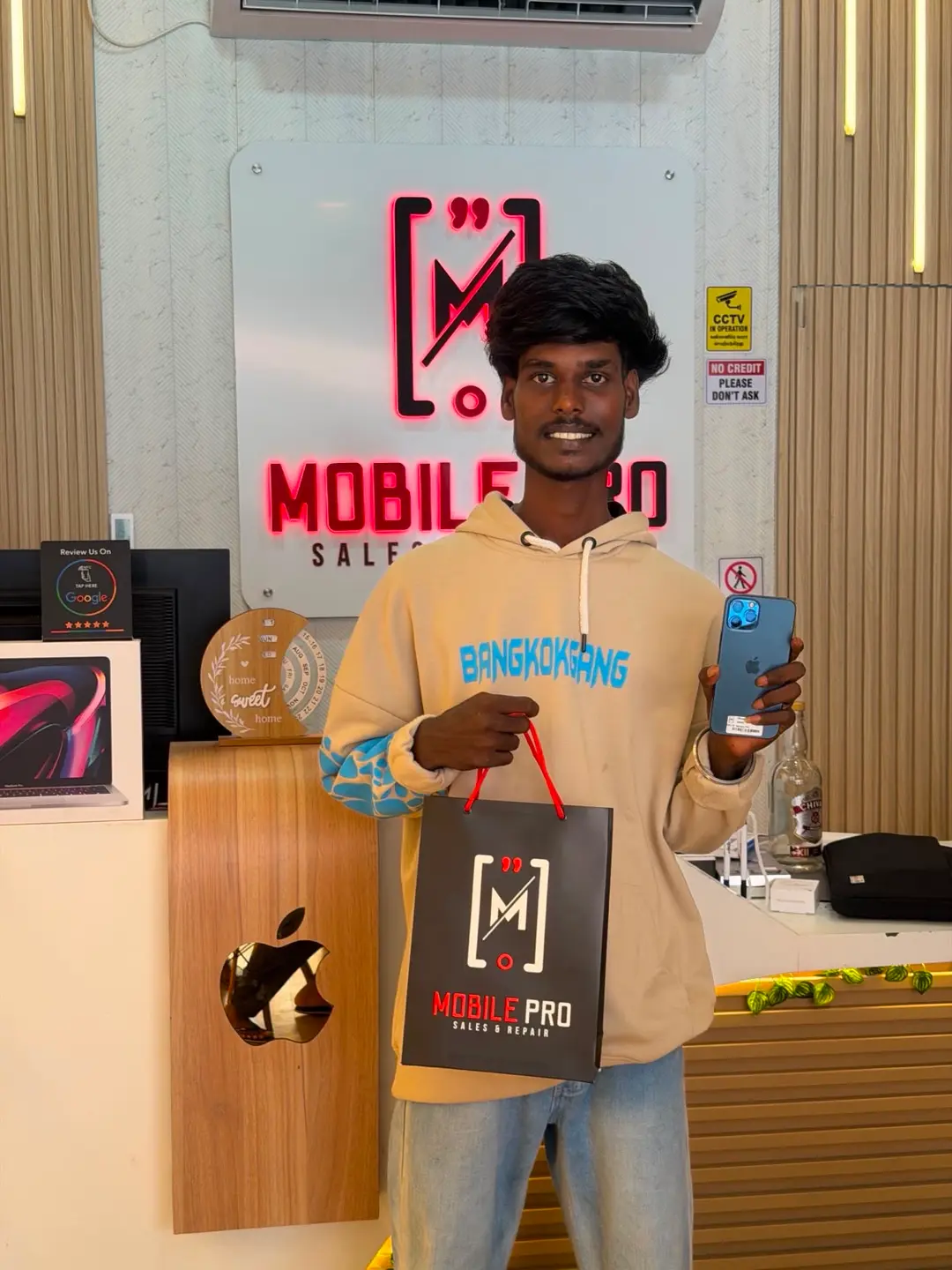 Happy customer