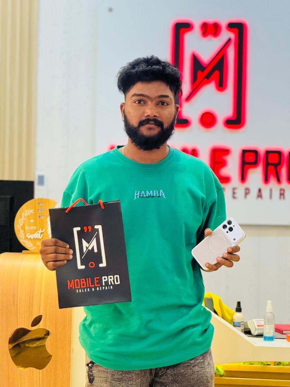 Happy customer