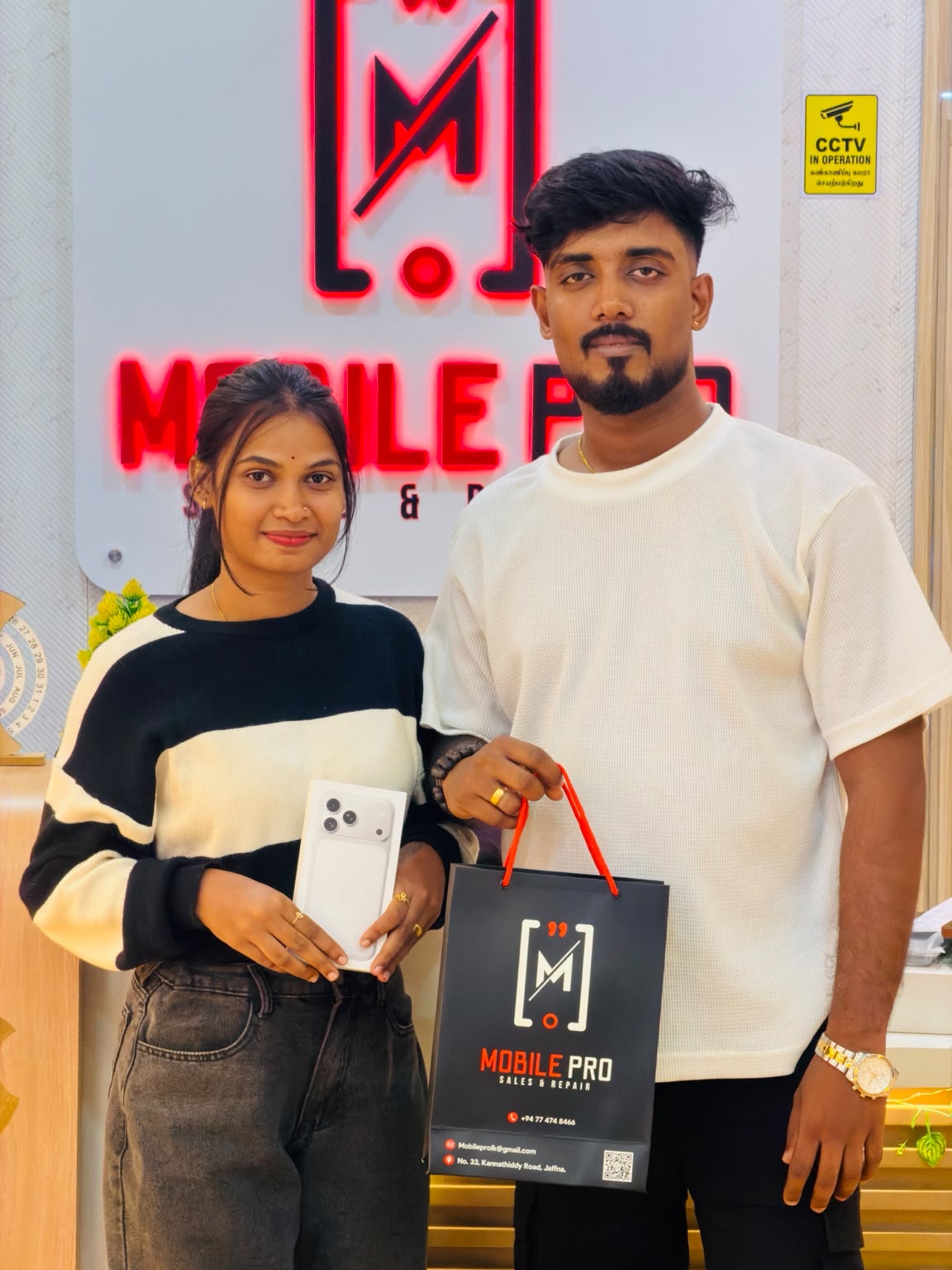 Happy customer